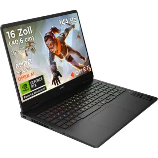 OMEN 16-ap0192ng, Gaming-Notebook (schwarz, AMD Ryzen 9 8940HX, NVIDIA GeForce RTX 5070, 16 GB DDR5, 1 TB (1 TB SSD), ohne Betriebssystem)