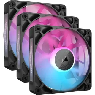 Corsair iCUE LINK RX120 RGB Triple, Gehäuselüfter (schwarz, 3er Pack, inkl. Hub, 120 mm, B-Ware)
