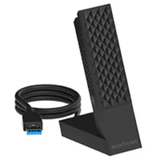 Netgear A8500 Nighthawk WiFi 7 Tri-Band USB 3.0 Adapter, WLAN-Adapter (schwarz)