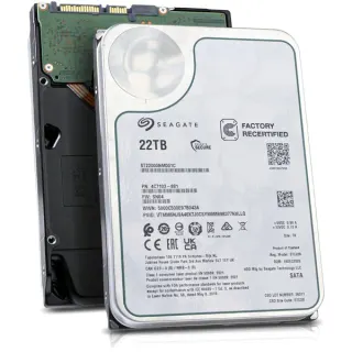 Seagate Exos X22 22 TB Generalüberholt, Festplatte (SATA 6 Gb/s, 3,5")