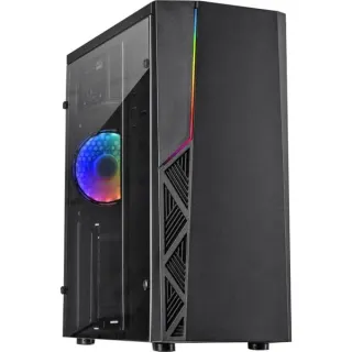 Inter-Tech B-02 RGB, Tower-Gehäuse (schwarz)