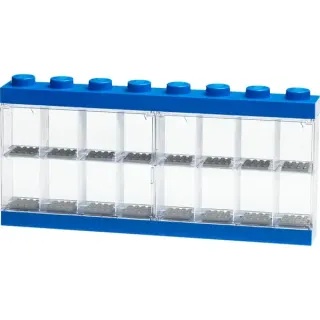 Room Copenhagen LEGO Minifiguren Display Case 16 , Aufbewahrungsbox (blau)