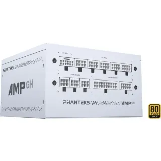 Phanteks AMP GH 750W ATX3.1 White, PC-Netzteil (weiß, 1x 12-Pin High Power GPU, 3x PCIe, Kabelmanagement, 750 Watt)