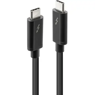 Lindy Thunderbolt 3 Kabel, 20 Gbit/s, passiv (schwarz, 1 Meter)