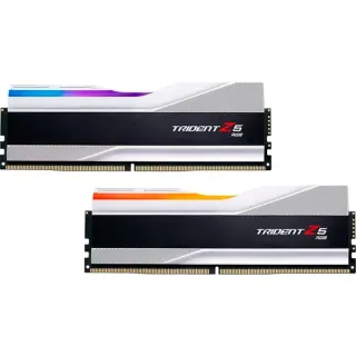 G.Skill DIMM 48 GB DDR5-8000 (2x 24 GB) Dual-Kit, Arbeitsspeicher (silber, F5-8000J4048F24GX2-TZ5RS, Trident Z5 RGB, INTEL XMP)