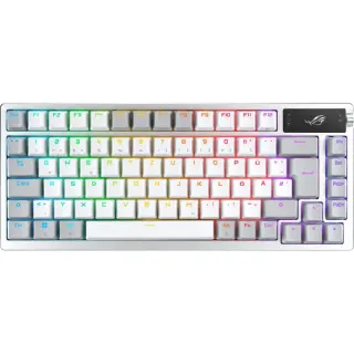 ASUS ROG Azoth , Gaming-Tastatur (weiß, DE-Layout, ROG NX Snow, inkl. Schmiermittel-Kit)