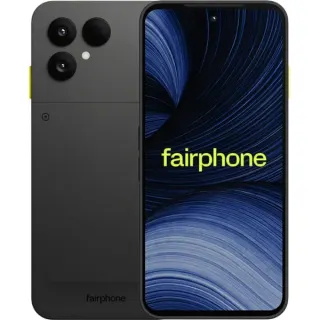 Das Fairphone (Gen. 6+) 256GB, Handy (Horizon Black, Android, 12 GB)
