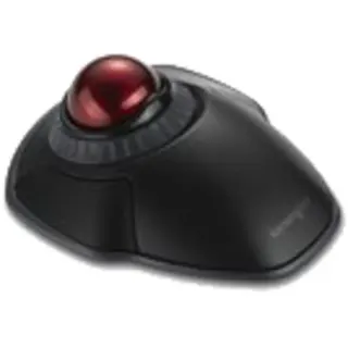 Kensington Orbit Wireless Trackball mit Scroll Ring (schwarz/rot)