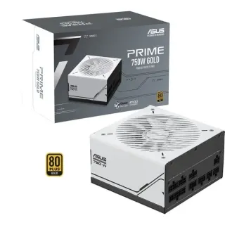ASUS Prime 750W Gold, PC-Netzteil (weiß, 1x 12-Pin High Power GPU, 3x PCIe, Kabelmanagement, 750 Watt)