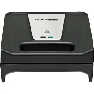 Rommelsbacher Multi Toast & Grill SWG 700 3-in-1 Max, Kontaktgrill (schwarz/edelstahl, 700 Watt, mit 3 Platten-Sets, B-Ware)