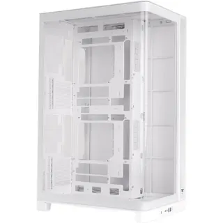 Thermaltake CAPO X Snow White, Big-Tower-Gehäuse (weiß, Dual System Case, Panoramaglas)
