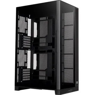 Thermaltake CAPO X Black, Big-Tower-Gehäuse (schwarz, Dual System Case, Panoramaglas)