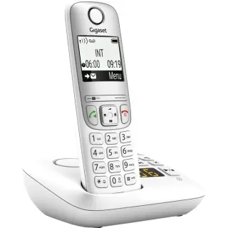 Gigaset A690 A, analoges Telefon (weiß, DECT, Anrufbeantworter)