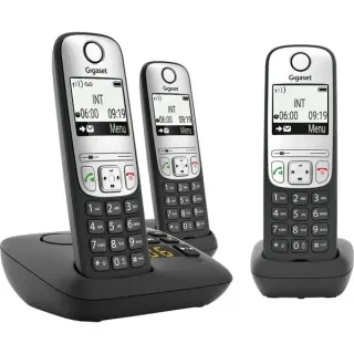 Gigaset A690 A Trio, analoges Telefon (schwarz, DECT, Anrufbeantworter)