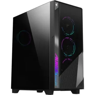GIGABYTE AORUS C500 GLASS, Tower-Gehäuse (schwarz, Tempered Glass)