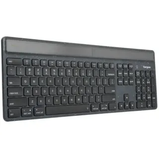 Targus Sustainable Energy Harvesting EcoSmart, Tastatur (schwarz, DE-Layout, Scherenmechanik)