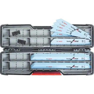 Bosch Professional Säbelsägeblatt-Satz Flexible for Metal, 20-teilig (in ToughBox)