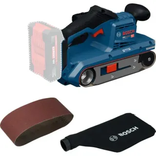 Bosch Professional Akku-Bandschleifer GBS18V-75 Professional solo, 18Volt (blau/schwarz, ohne Akku und Ladegerät)