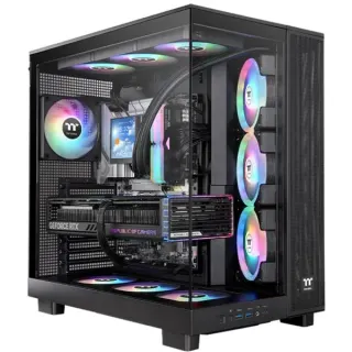Thermaltake View 380 XL TG ARGB Black, Tower-Gehäuse (schwarz, Tempered Glass x 2, B-Ware)