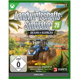 Landwirtschafts-Simulator 25 Beans Alpacas Edition, Xbox Series X|S-Spiel