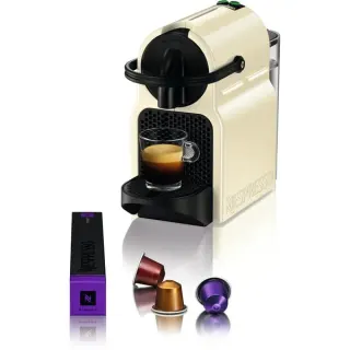 DeLonghi Nespresso Inissia EN 80.CW, Kapselmaschine (creme, B-Ware)