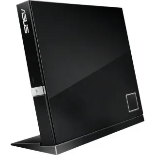 ASUS SBW-06D2X-U, externer Blu-ray-Brenner (schwarz (glänzend), USB 2.0, M-DISC, Retail)