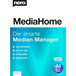 Nero AG Nero MediaHome, Multimedia-Software (Deutsch)