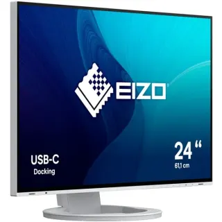 EIZO FlexScan EV2485-WT, LED-Monitor (61.1 cm (24 Zoll), weiß, WUXGA, IPS, USB-C, HDMI)
