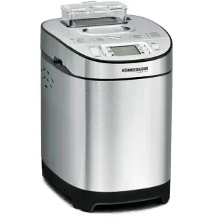 Rommelsbacher Brotbackautomat BA 550 (edelstahl/schwarz, 550 Watt, 2 Liter, für Brote bis 900g)