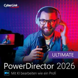 CyberLink PowerDirector 2026 Ultimate, Multimedia-Software (Deutsch)