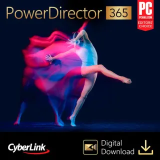 CyberLink PowerDirector 365, Multimedia-Software (Deutsch, Englisch, Französisch, Italienisch, Mehrsprachig, 1 Jahr)