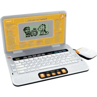 VTech Schulstart Laptop E, Lerncomputer (gelb/grau)