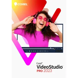 Corel VideoStudio Pro 2023, Multimedia-Software (Mehrsprachig, 1 Lizenz)