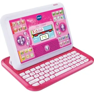 VTech 2 in 1 Tablet pink, Lerncomputer (rosa/pink)