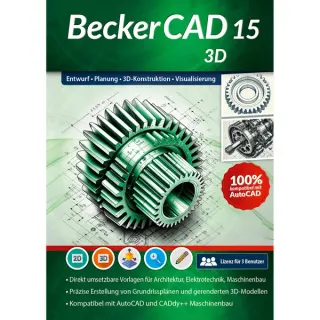 Markt+Technik BeckerCAD 15 - 3D, CAD-Software (Deutsch)