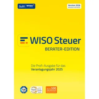 Buhl Data WISO Steuer 2026 Berater, Finanz-Software (Deutsch)