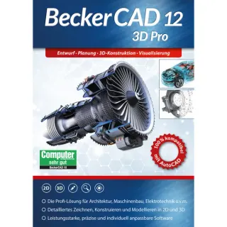 Markt+Technik BeckerCAD 12 3D PRO, Grafik, CAD-Software (Deutsch)