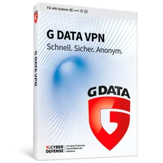 G DATA VPN, Sicherheit-Software (10 Lizenzen, 1 Jahr)