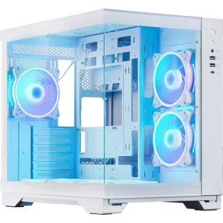 Chieftec Visio GM-30W-TG-OP, Tower-Gehäuse (weiß, Tempered Glass x 2)