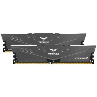 Team Group DIMM 16 GB DDR4-3200 (2x 8 GB) Dual-Kit, Arbeitsspeicher (grau, TLZGD416G3200HC16FDC01, VULCAN Z, INTEL XMP)