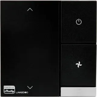 Shelly LinkedGo smartes HVAC-Thermostat, Heizungsthermostat (schwarz, B-Ware)