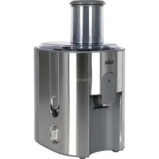 Braun IdentityCollection Entsafter J 700 (edelstahl/grau, 1.000 Watt, Saftbehälter 1,25 Liter, B-Ware)