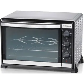 Rommelsbacher Back- und Grillgerät BG 1805/E, Mini-Backofen (edelstahl/schwarz)