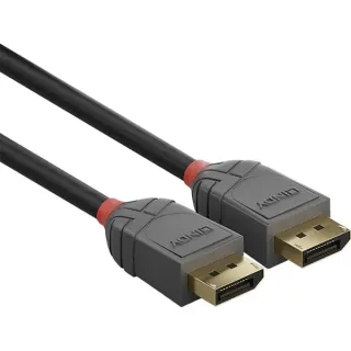 Lindy DisplayPort 1.2 Kabel Anthra Line (schwarz, 10 Meter)