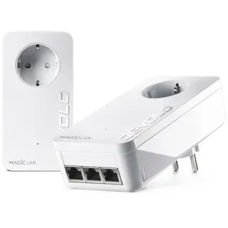 devolo Magic 2 LAN triple + Starter Kit, Powerline (2 Adapter)