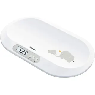 Beurer BY 90 Babywaage mit gewölbter Wiegefläche (weiß)