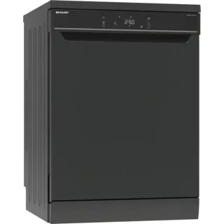 SHARP QW-NA3YF42AM-DE , Spülmaschine (schwarz, 60 cm)
