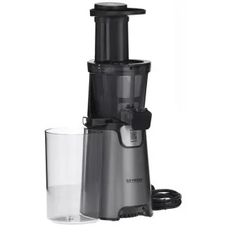 Severin Slow Juicer ES 3571, Entsafter (silber, 150 Watt, Saftbehälter 1 Liter, B-Ware)