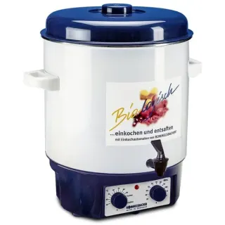 Rommelsbacher Glühwein- und Einkochautomat KA 1804 (weiß/blau, 1.800 Watt, 27 Liter)