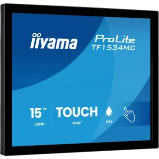 iiyama ProLite TF1534MC-B8X, LED-Monitor (38 cm (15 Zoll), schwarz (matt), XGA, TN, Touchscreen)